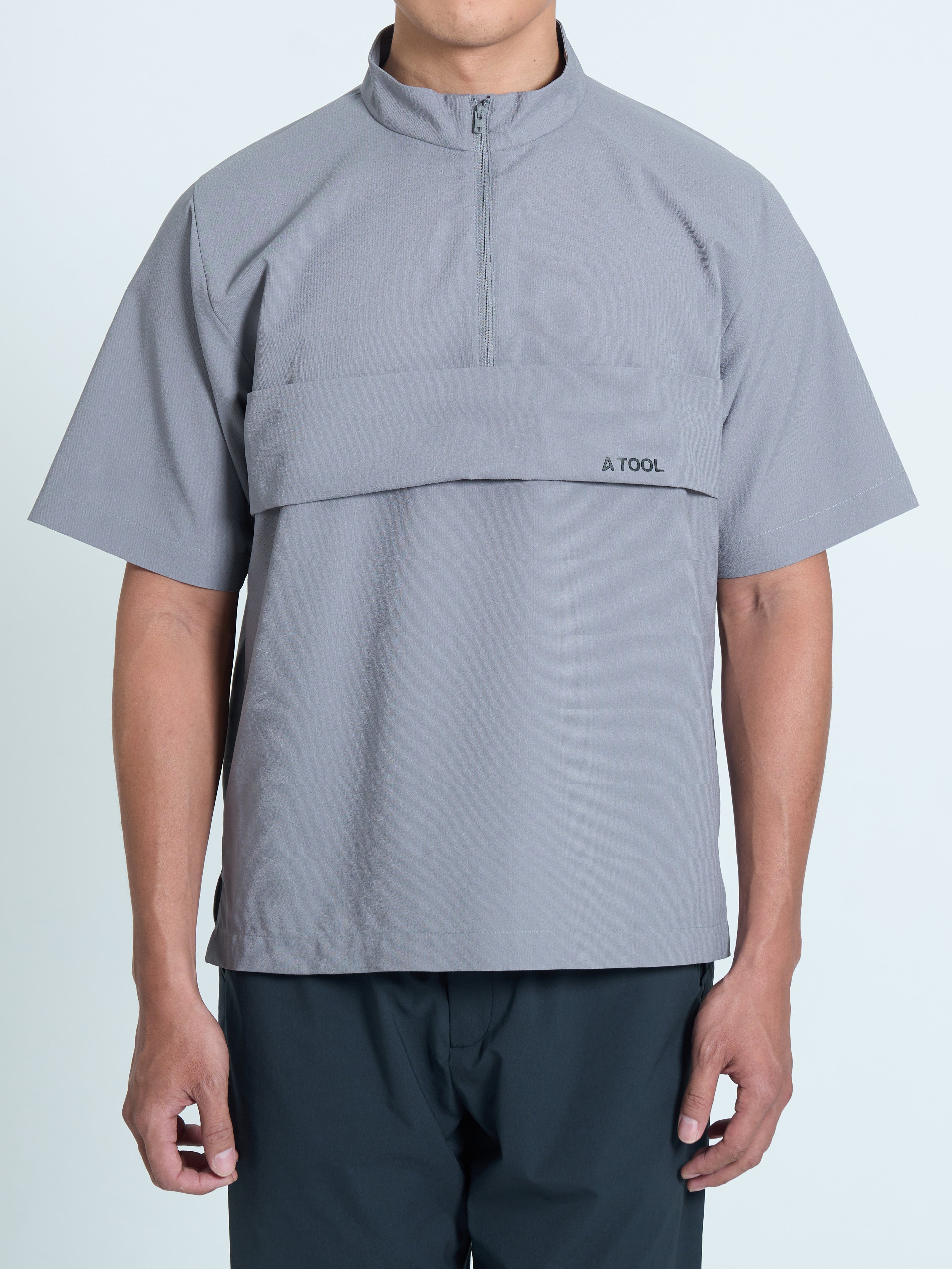SHORT-SLEEVE QUARTER ZIP FG
