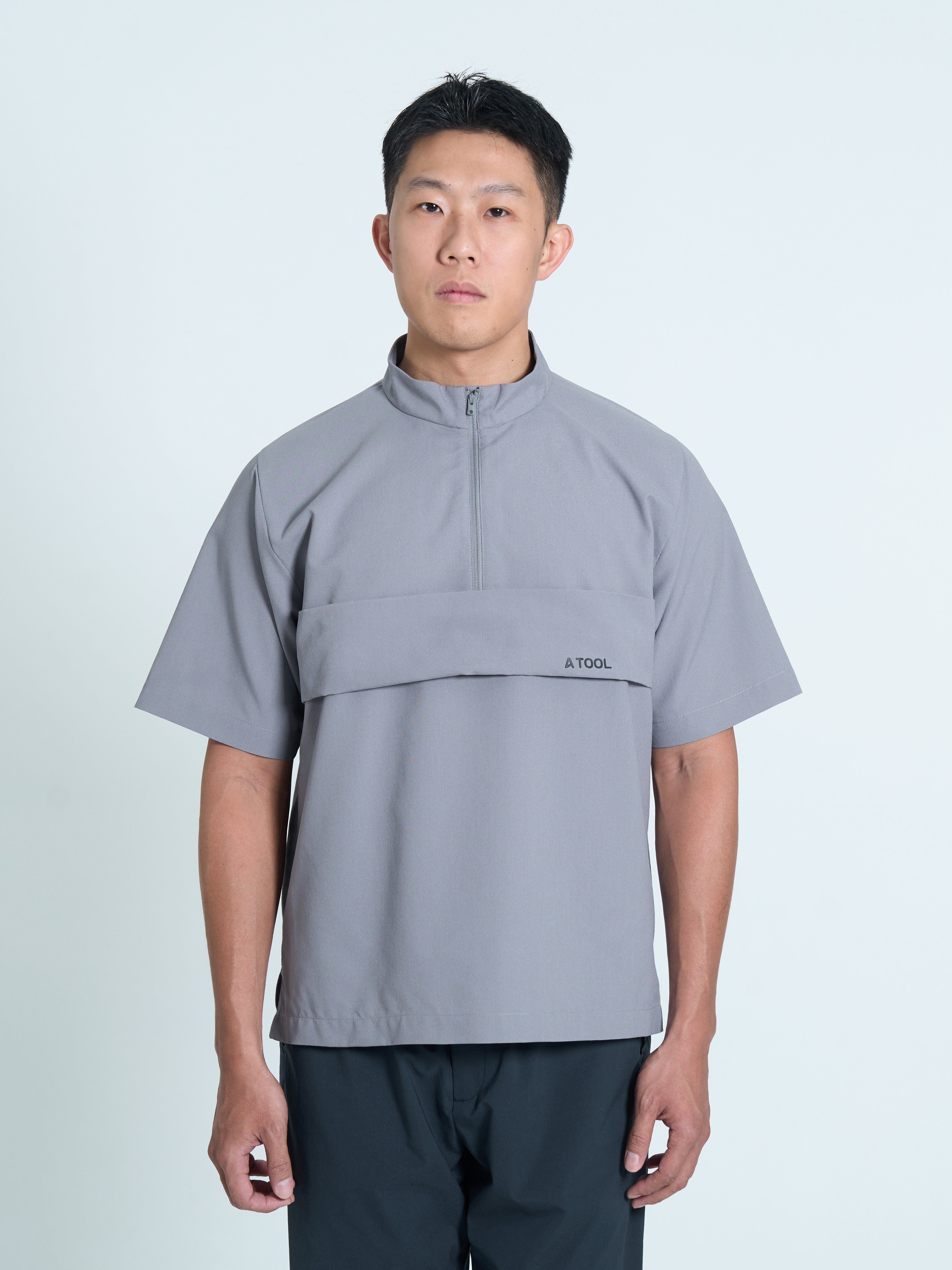 SHORT-SLEEVE QUARTER ZIP FG