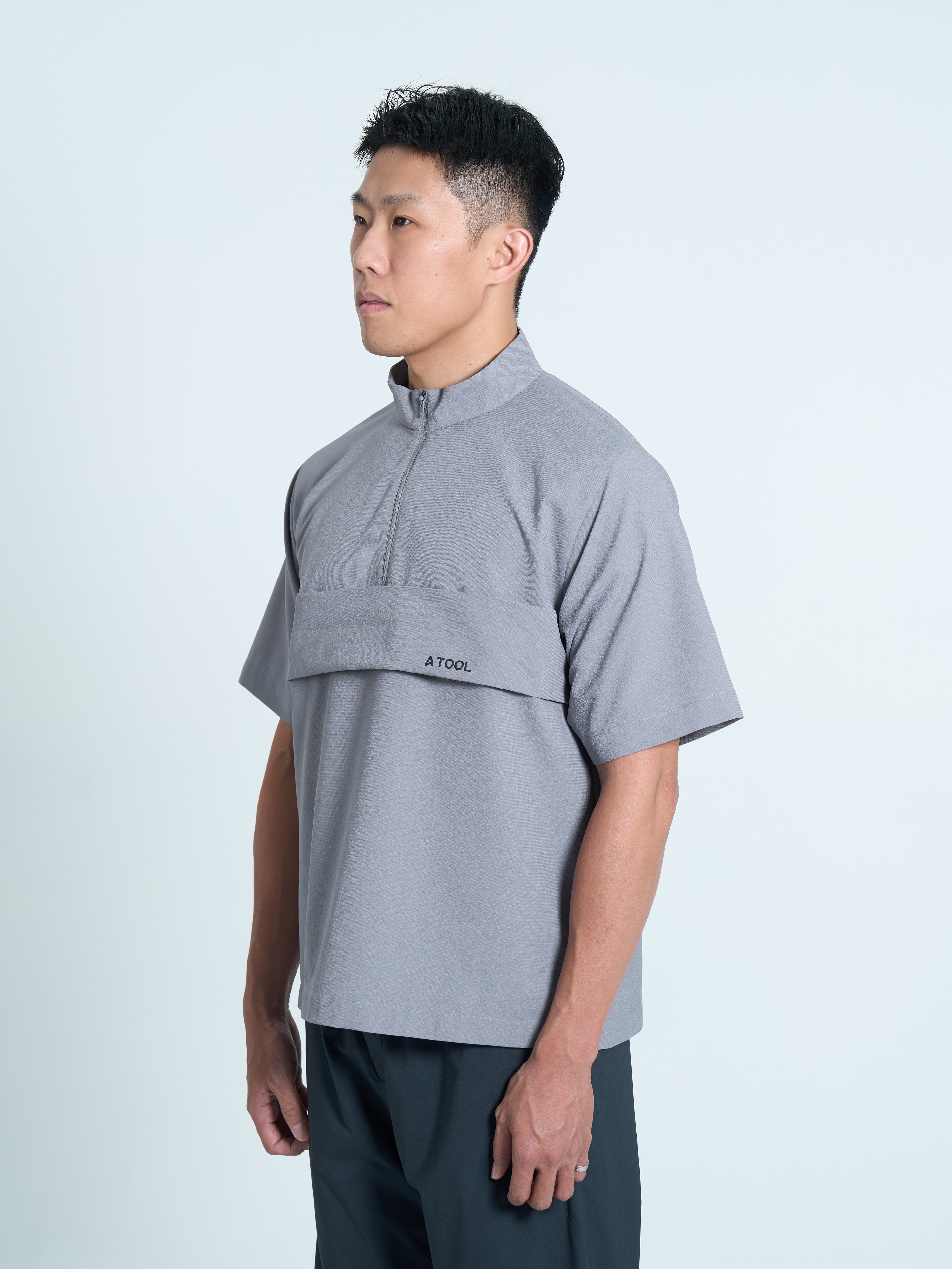 SHORT-SLEEVE QUARTER ZIP FG
