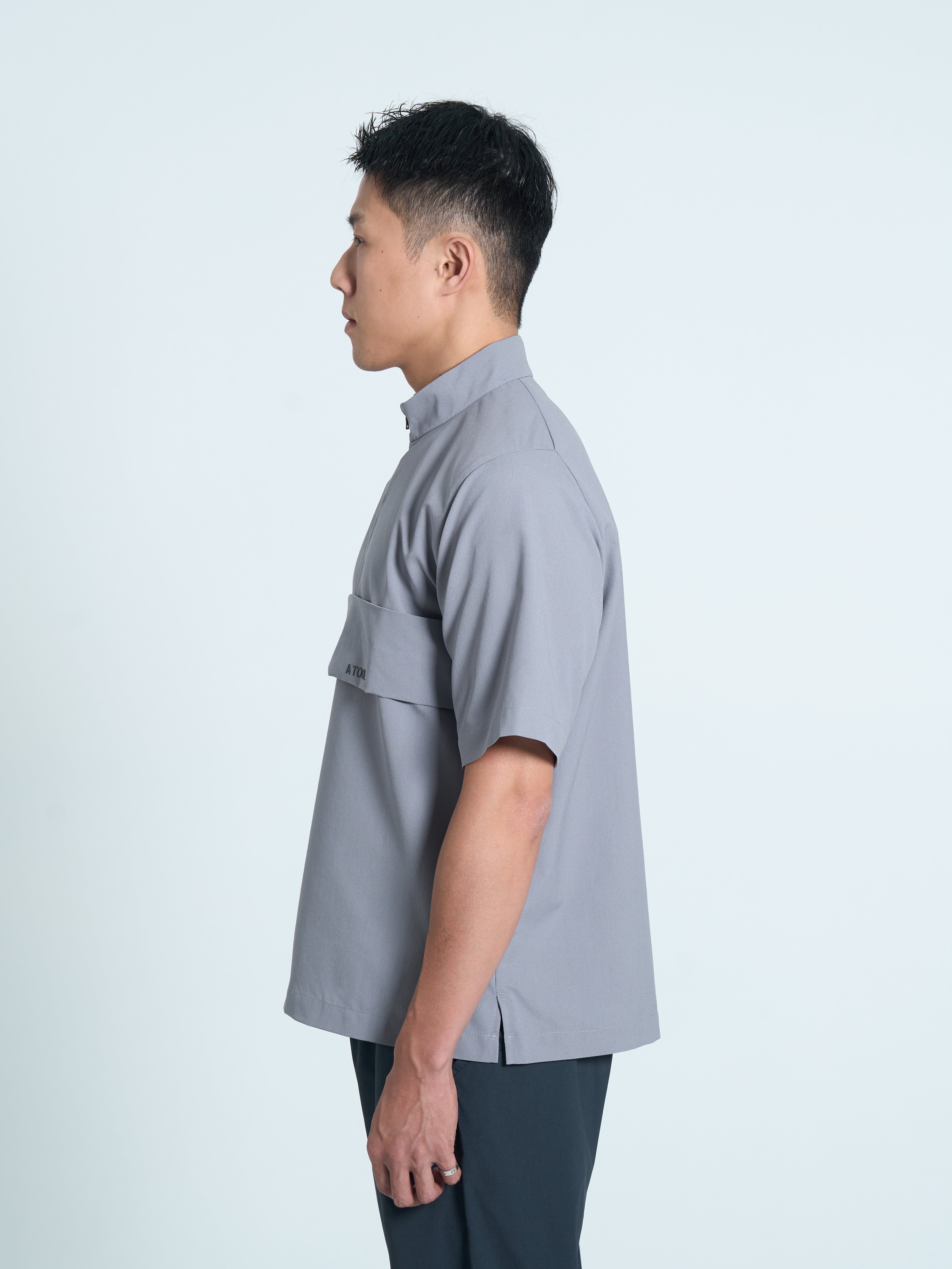 SHORT-SLEEVE QUARTER ZIP FG