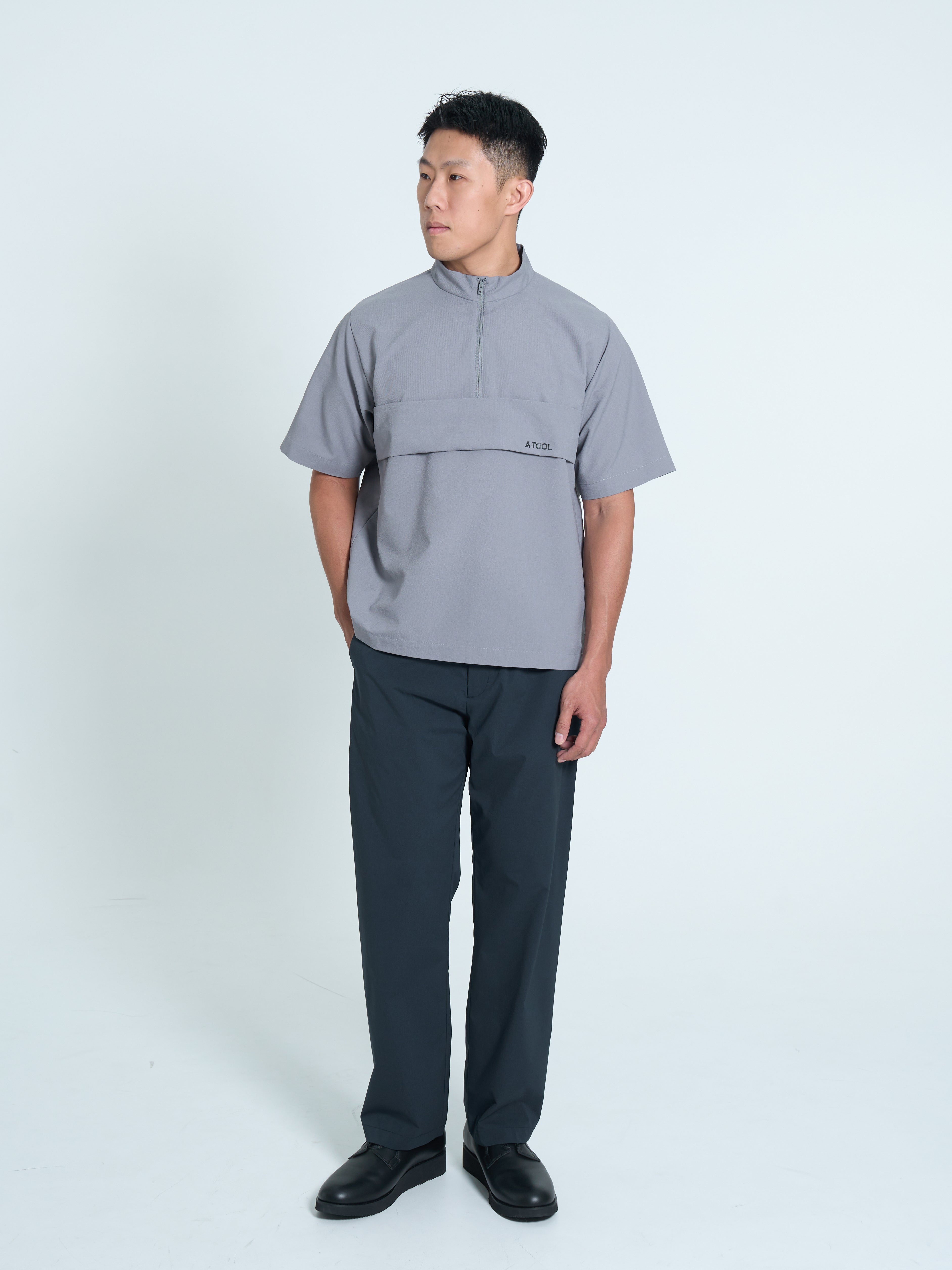 SHORT-SLEEVE QUARTER ZIP FG